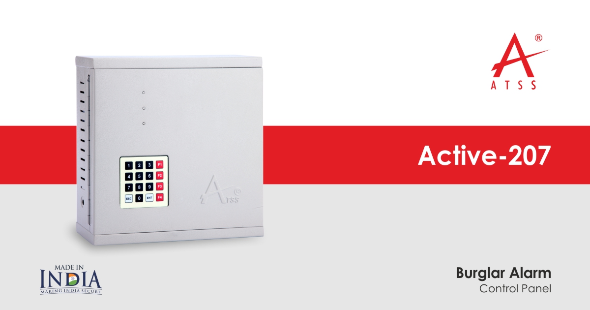 Active 207 - 2 Zone Alarm System with Password - ATSS India.